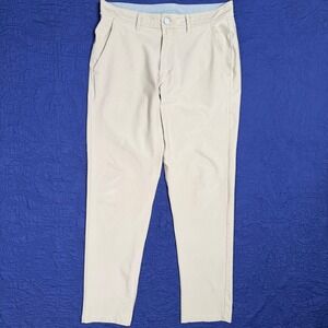 Free Fly Nomad Pants Mens 32x32 Khaki Tan Stretch Performance Chino Trousers